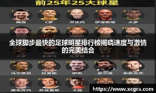 全球脚步最快的足球明星排行榜揭晓速度与激情的完美结合